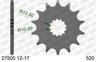 Predné ozubené koleso AFAM 520 13 ZUB KAWASAKI Z 650 RS Predné ozubené koleso AFAM 520 13 ZUB KAWASAKI Z 650 RS