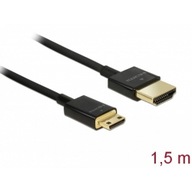HDMI wt - HDMI wt mini (1,5 M) 4K Slim pripojenie