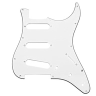 Gitarový pickguard Kera WHITE SSS stratocaster