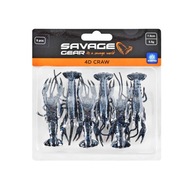 Savage Gear 4D Craw F 7,5cm 5,5g 6ks. čierna modrá Savage Gear 4D Craw F 7,5cm 5,5g 6ks. čierna modrá