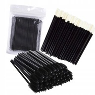 Štetce, velúrové aplikátory a mikrokefka na mihalnice Black - set Štetce, velúrové aplikátory a mikrokefka na mihalnice Black - set