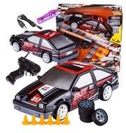 AUTO CAR RC DRIFT 1:24 2,4 GHZ 4WD ČIERNA