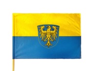 Vlajka SILESIA 110x70 cm Horné Sliezsko Oberschlesien Trvanlivý STRONG PREMIUM
