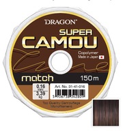 Super Camou MATCH 0,16 mm / 150 m / 3,39 kg Dragon Line