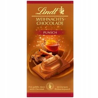 Lindt Weihnachts Rumová mliečna čokoláda so škoricovým punčom Punsch 100g