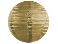 Papierový lampáš, 35 cm zlaté tienidlo
