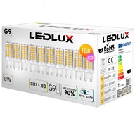 10X G9 SMD LED žiarovka 8W 75W 3 FARBY SVET 10X G9 SMD LED žiarovka 8W 75W 3 FARBY SVET