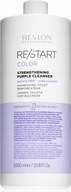 REVLON RESTART COLOR fialový šampón pre blond vlasy 1000 ml REVLON RESTART COLOR fialový šampón pre blond vlasy 1000 ml