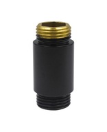 Matný čierny nadstavec, dĺžka 20 mm GZ 1/2 x GZ1/2 Matný čierny nadstavec, dĺžka 20 mm GZ 1/2 x GZ1/2