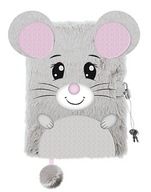 DENNÍK s kľúčom Włochacz MOUSE MYSZ 0963 DENNÍK s kľúčom Włochacz MOUSE MYSZ 0963