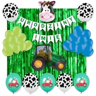 Sada balónov Farm Animals Village Birthday + Meno Sada balónov Farm Animals Village Birthday + Meno