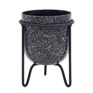 STOJAN NA KVETY kryt Ø 13 cm GALAXY + kovový STOJAN STOJAN NA KVETY kryt Ø 13 cm GALAXY + kovový STOJAN
