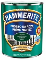 Farba na hrdzu Hammerite Tmavo zelená pololesklá 2,5L Farba na hrdzu Hammerite Tmavo zelená pololesklá 2,5L