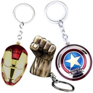 3x PRSTEŇ NA KĽÚČE IRON MAN HULK CAPTAIN AMERICA PRSTEŇ NA KĽÚČE 3x PRSTEŇ NA KĽÚČE IRON MAN HULK CAPTAIN AMERICA PRSTEŇ NA KĽÚČE