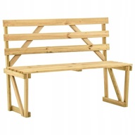 Záhradná lavička VidaXL 120 cm Impregnované drevo