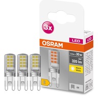 LED BASE PIN30 žiarovka 2,6W 2700K G9 CL OSRAM 3 ks. LED BASE PIN30 žiarovka 2,6W 2700K G9 CL OSRAM 3 ks.