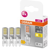 OSRAM 3X LED ŽIAROVKA G9 2,6W=30W 2700K KAPSULKA
