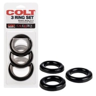 Colt Gear COLT 3 RING SET Krúžok na penis Colt Gear COLT 3 RING SET Krúžok na penis