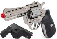 Kovový revolver na kukly s puzdrom gonher 433