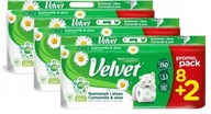 Velvet Toaletný papier Harmanček a Aloe 3-vrstvový (8+2) 10 roliek Velvet Toaletný papier Harmanček a Aloe 3-vrstvový (8+2) 10 roliek