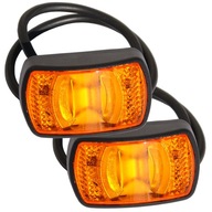 Obrysové svetlo Prívesy Návesy LED značkovač 12/24V 2X Obrysové svetlo Prívesy Návesy LED značkovač 12/24V 2X