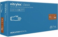 Nitrylex Classic jednorazové nitrilové rukavice bez púdru, modré XL Nitrylex Classic jednorazové nitrilové rukavice bez púdru, modré XL