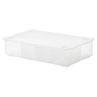 IKEA GLIS KRABIČKA S viečkom TRANSPARENTNÁ 34x21cm