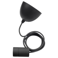 SUNNEBY Držiak lampy s káblom - čierna látka 1,8 m SUNNEBY Držiak lampy s káblom - čierna látka 1,8 m