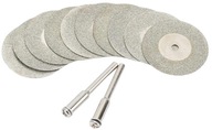 SADA 10 DREMEL DIAMANTOVÝCH KOTOUČOV 50 MM NA REZANIE A BRÚSENIE SADA 10 DREMEL DIAMANTOVÝCH KOTOUČOV 50 MM NA REZANIE A BRÚSENIE
