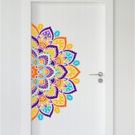 Farebná samolepka na stenu Mandala Flower Farebná samolepka na stenu Mandala Flower