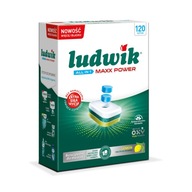 LUDWIK MAXX POWER LEMON tablety do umývačky riadu 120 ks LUDWIK MAXX POWER LEMON tablety do umývačky riadu 120 ks