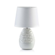 Lampa stolová lampa do obývačky biela keramika