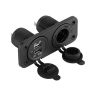 Zásuvka do zapaľovača Zabudovaná nabíjačka 2xUSB 3A Zásuvka do zapaľovača Zabudovaná nabíjačka 2xUSB 3A