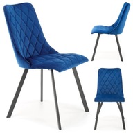 Jedálenská stolička do obývacej izby Velvet K450 Blue Jedálenská stolička do obývacej izby Velvet K450 Blue