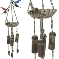 Kovový zvonček na zavesenie na vtáky