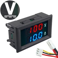 AMPÉRMETER VOLTMETER 100V 10A DC PRÚD