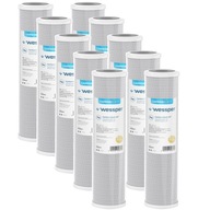 Patrónový 10'' blok uhlíkového filtra 5 mikrónov OSMOSIS 10x Patrónový 10'' blok uhlíkového filtra 5 mikrónov OSMOSIS 10x
