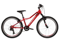 Bicykel KROSS Hexagon jr. kombinácia červená / biela / čierna