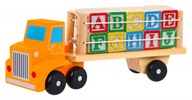Drevená hračka TIR Truck Drevené kocky