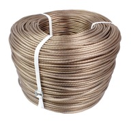 Oceľové PVC lano Colné prepravné lano fi6 100m Oceľové PVC lano Colné prepravné lano fi6 100m