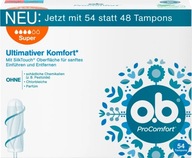 OB PRO COMFORT SUPER TAMPÓNY 54 ks Z NEMECKA