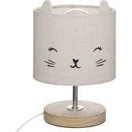 DETSKÁ NOČNÁ LAMPA s tienidlom MAČKA s ušami DETSKÁ NOČNÁ LAMPA s tienidlom MAČKA s ušami