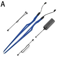 Svetelná tyč na motocyklovú prilbu 4 v 1 PVC LED materiál Svetelná tyč na motocyklovú prilbu 4 v 1 PVC LED materiál