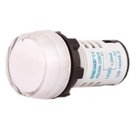 Biely LED indikátor 230V - AD26-22BS