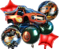 Sada balónov do auta BLAZE MONSTER TRUCK 5 ks. Sada balónov do auta BLAZE MONSTER TRUCK 5 ks.