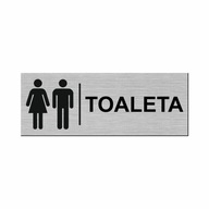 Vzorovaná plaketa na dvere - strieborná 20x7,5 cm Vzorovaná plaketa na dvere - strieborná 20x7,5 cm