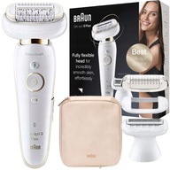 BRAUN SILK-epil 9 FLEX DEPILÁTOR 3D POHYBLIVÁ HLAVA + 3 UPOZORNENIA + Púzdro BRAUN SILK-epil 9 FLEX DEPILÁTOR 3D POHYBLIVÁ HLAVA + 3 UPOZORNENIA + Púzdro