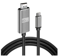 KÁBLOVÝ ADAPTÉR USB-C 3.1 typ C HDMI 4K 60 Hz MHL 2m KÁBLOVÝ ADAPTÉR USB-C 3.1 typ C HDMI 4K 60 Hz MHL 2m