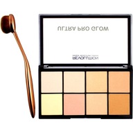 SADA syntetických štetcov a palety zvýrazňovačov - profesionálny make-up SADA syntetických štetcov a palety zvýrazňovačov - profesionálny make-up