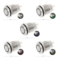 Červený štýl 12 mm LED osvetlené kovové momenty Červený štýl 12 mm LED osvetlené kovové momenty